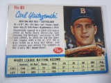 1962 POST CEREAL #61 CARL YASTRZEMSKI