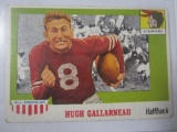 1955 TOPPS ALL AMERICAN #75 HUGH GALLARNEAU