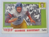 1955 TOPPS ALL AMERICAN #43 GEORGE SAVITSKY