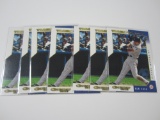 HIDEKI MATSUI YANKEES 7 CARD ROOKIE LOT