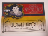 LEONARD NIMOY 2007 AMERICANA MOVIE STARS CELEBRITY CUTS RARE SHORT PRINT SP