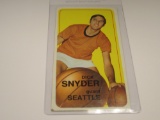 1970-71 TOPPS BASKETBALL #64 DICK SNYDER