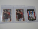 MAX SCHERZER 3 CARD ROOKIE LOT RC