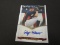 2012 PANINI BASEBALL COBY WEAVER SIGNED AUTOGRAPHED CARD