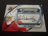 2012 IN THE GAME HOCKEY RICK WAMSLEY SIGNED AUTOGRAPHED CARD