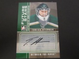 2009 IN THE GAME HOCKEY TOBIAS STEPHAN SIGNED AUTOGRAPHED CARD