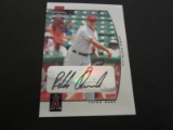 2005 DONRUSS BASEBALL ROBB QUINLAN SIGNED AUTOGRAPHED CARD