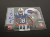 2013 ELITE FOOTBALL MARQUISE GOODWIN SIGNED AUTOGRAPHED CARD 196/199