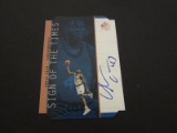 1999 UPPERDECK BASKETBALL CHRIS CARR SIGNED AUTOGRAPHED CARD
