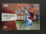2018 SAGE HIT FOOTBALL MICHAEL DICKSON SIGNED AUTOGRAPHED CARD