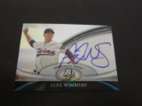 2011 TOPPS BASEBALL ALEX WIMMERS SIGNED AUTOGRAPHED CARD