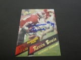 1995 SUPERIOR PIX FOOTBALL KEVIN BOUIE SIGNED AUTOGRAPHED CARD