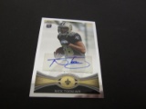 2012 TOPPS FOOTBALL NICK TOON SIGNED AUTOGRAPHED CARD