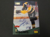 1995 SIGNATURE ROOKIE HOCKEY MIKE LECLERC SIGNED AUTOGRAPHED CARD