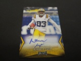 2018 LEAF FOOTBALL RUSSELL GAGE SIGNED AUTOGRAPHED CARD