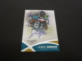 2012 TOPPS FOOTBALL LAURENT ROBINSON SIGNED AUTOGRAPHED CARD