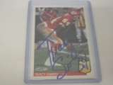 TRACY SIMIEN CHIEFS SIGNED AUTOGRAPHED CARD COA