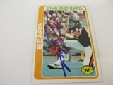 BRIAN BASCHNAGEL BEARS SIGNED AUTOGRAPHED CARD COA