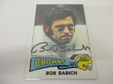 BOB BABICH BROWNS SIGNED AUTOGRAPHED CARD COA