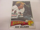 DAVE GALLAGHER BEARS SIGNED AUTOGRAPHED CARD COA