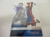 SPENCER DINWIDDIW PISTONS  SIGNED AUTOGRAPHED CARD COA