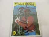 WILLIE MCGEE CARDINALS SIGNED AUTOGRAPHED CARD COA