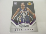 RYAN KELLY LAKERS SIGNED AUTOGRAPHED CARD COA