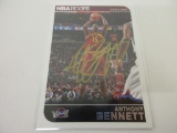 ANTHONY BENNETT CAVALIERS SIGNED AUTOGRAPHED CARD COA