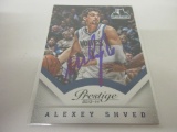 ALEXEY SHVED TIMBERWOLVES SIGNED AUTOGRAPHED CARD COA