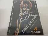 CHRIS COPELAND PACERS SIGNED AUTOGRAPHED CARD COA