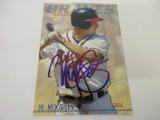 NICK GREEN BRAVES SIGNED AUTOGRAPHED CARD COA