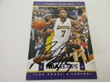 RAMON SESSIONS LAKERS SIGNED AUTOGRAPHED CARD COA