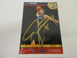 JEFF WITHEY PELICANS SIGNED AUTOGRAPHED CARD COA