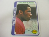 1978 topps DANNY BUGGS REDSKINS SIGNED AUTOGRAPHED CARD COA