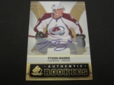 2013 UPPERDECK HOCKEY TYSON BARRIE SIGNED AUTOGRAPHED CARD