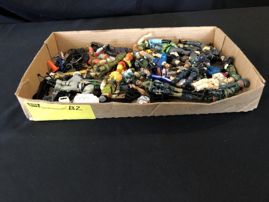 Assorted G.I. Joe Figures & Weapons