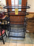Six Tier Wire Rack On Casters