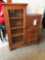 Drop Front Secretary With Bookcase Side *Drop Front Hinges Are Damaged*