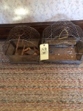 (2) Vintage Bird Cages