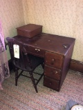 Knee Hole Desk and Chair