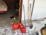 Yard Tools, Fuel Cans