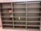 (3) metal shelves