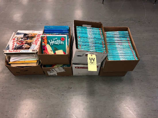 Several boxes health books and misc. books