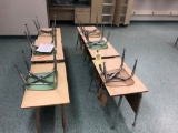(6) youth desks with chairs