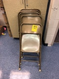 (6) folding chairs