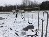 A frame swing set