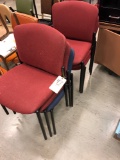(6) upholstered waiting room chairs