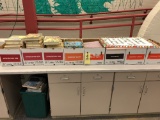 Dozens of stacks of children's dictionary