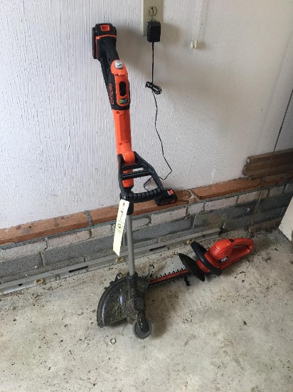 BLACK AND DECKER CORDLESS TRIMMERS