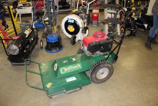 Outback Brush Cutter Mower w/ Honda Motor, Foam Filled Tires, 26" cut